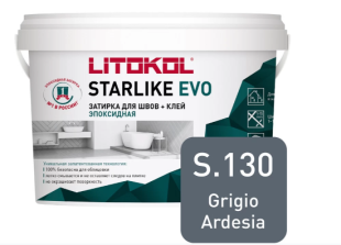 Фуга для плитки Litokol Starlike Evo S.130 Grigio Ardesia (1 кг)